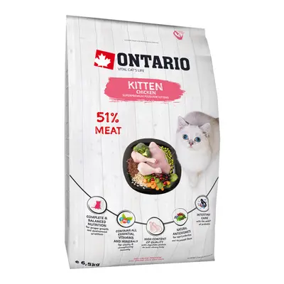 Ontario Kitten Chicken 6,5 kg