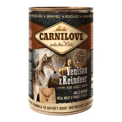 Konzerva Carnilove Wild Meat Venison & Reindeer 400g