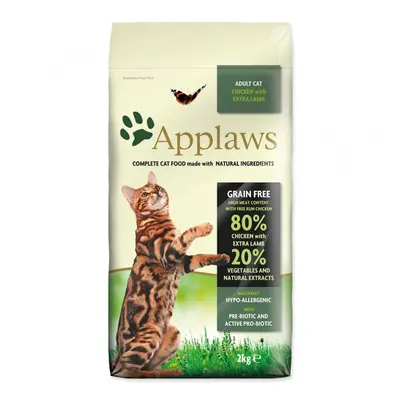 APPLAWS Dry Cat Chicken with Lamb 2kg