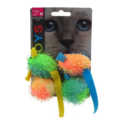 Hračka Magic Cat myš a koule s catnip 5cm 4ks