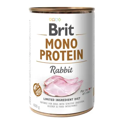 Konzerva Brit Monoprotein Rabbit 400g