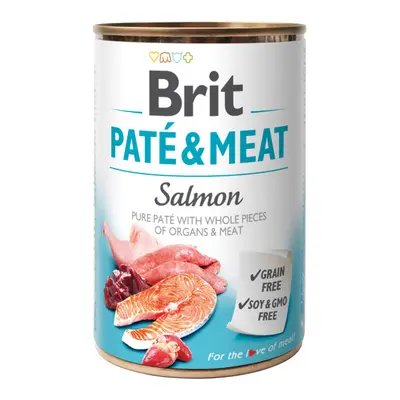 Konzerva Brit Paté & Meat Salmon 400g