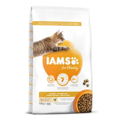 IAMS Cat Adult Hairball Reduction Chicken 10kg