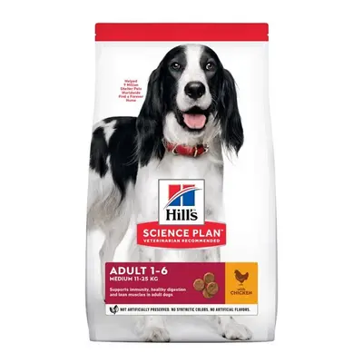 Hill's Science Plan Canine Adult Chicken 12+2kg zdarma