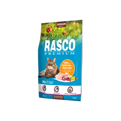 Rasco Premium Cat Senior, Turkey, Cranberries, Nasturtium 2kg