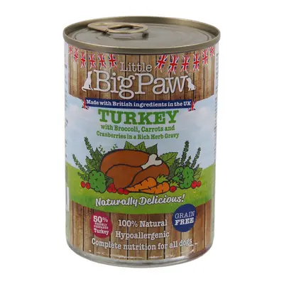 Konzerva Little Big Paw krůta 390g