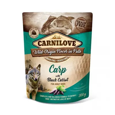 Kapsička Carnilove Dog Pouch Paté kapr s černou mrkví 300g