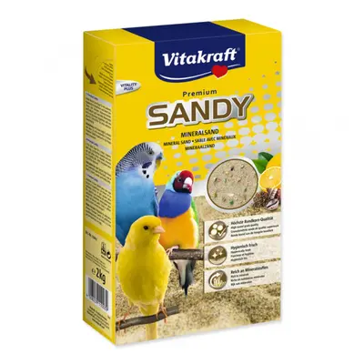 Písek Vitakraft Vita Sandy písek pro malé papoušky 2kg