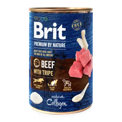 Konzerva Brit Premium by Nature Beef with Tripes 400g