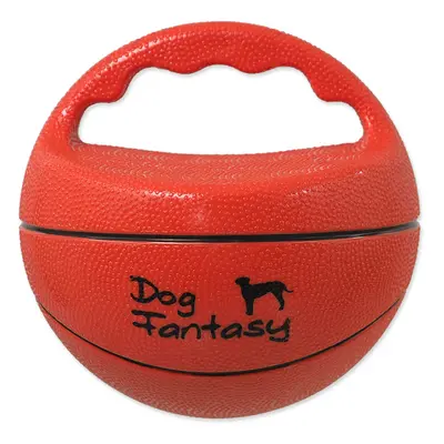 Míč Dog Fantasy pískací s rukojetí 15cm