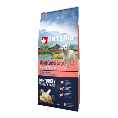 Ontario Large Weight Control Turkey & Potatoes 12kg