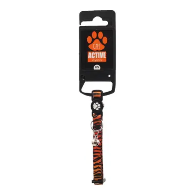 Obojek Active Cat nylon XS tygr 1x19-31cm