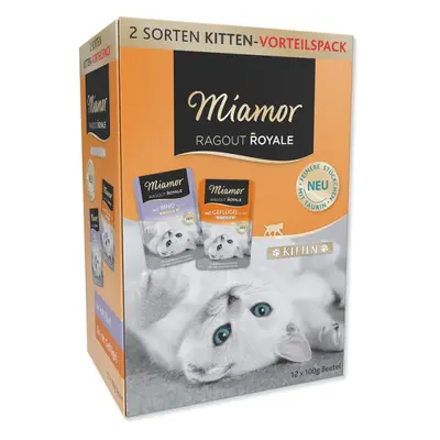 Kapsičky MIAMOR Ragout Royale Kitten multipack v želé 1200g