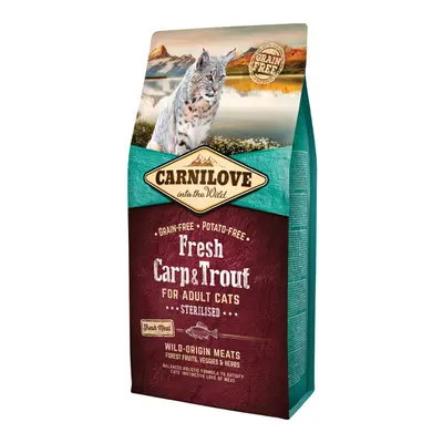 Carnilove Fresh Carp & Trout Sterilised for Adult cats 6kg