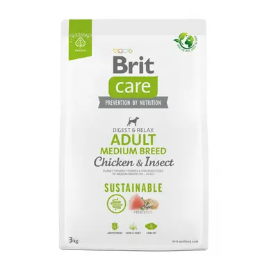 Brit Care Dog Sustainable Adult Medium Breed 3kg