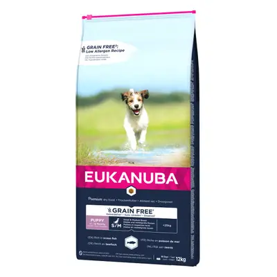 Eukanuba Puppy & Junior Small & Medium Grain Free Ocean Fish 12kg