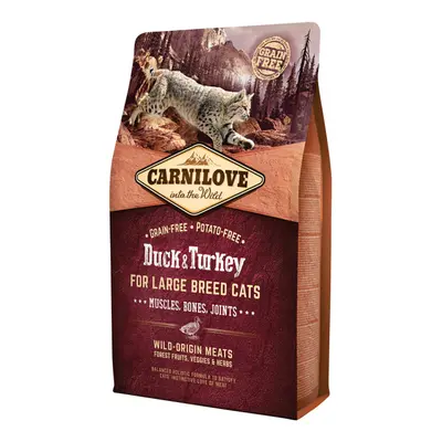 Carnilove Duck and Turkey Large Breed Cats – Muscles, Bones, Joints 2kg