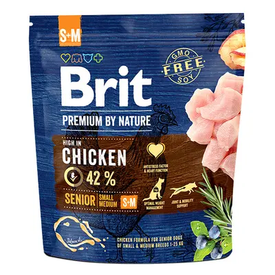 Brit Premium by Nature Senior S+M 1kg