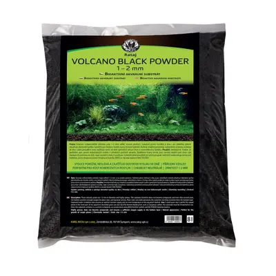 Substrát Rataj Volcano Black Powder 8l