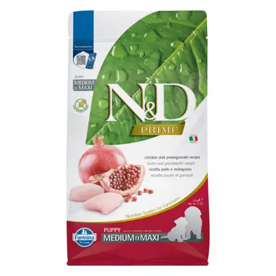 N&D Prime Dog Puppy Medium/Maxi Chicken&Pomegranate 2,5kg