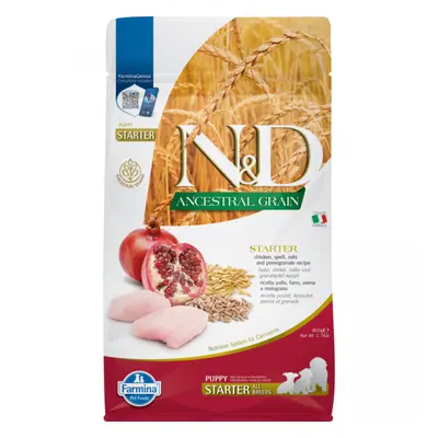 N&D Ancestral Grain Puppy Starter Chicken & Pomegranate 800g