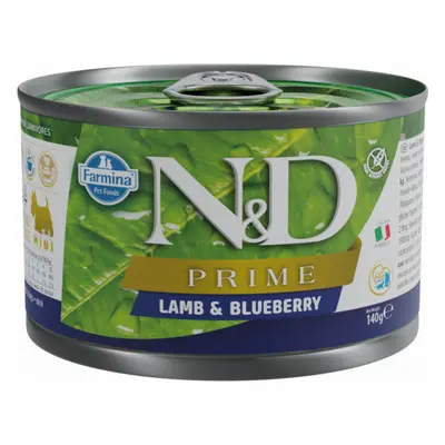 Konzerva N&D Prime Dog Adult Mini Lam&Blueberry 140g