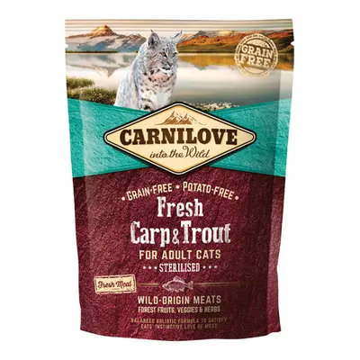 Carnilove Fresh Carp & Trout Sterilised for Adult cats 400g