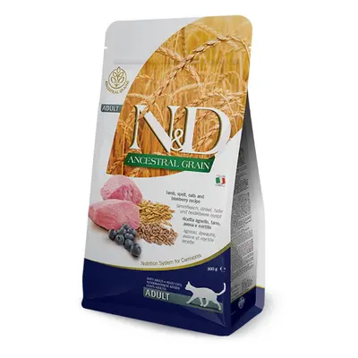 N & D LG CAT Adult Lamb & Blueberry 300g