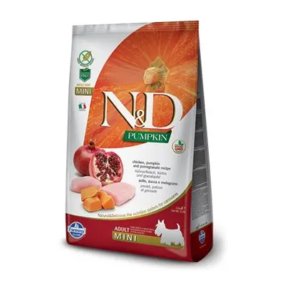 N & D GF Pumpkin DOG Adult Mini Chicken & Pomegranat 2,5kg