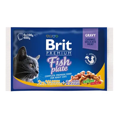 Kapsička Brit Premium Cat Fish Multipack 4x100g