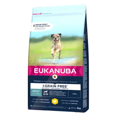 Eukanuba Adult Small & Medium Grain Free Chicken 3kg​