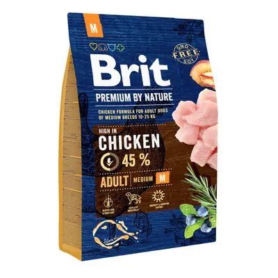 Brit Premium by Nature Adult M 3kg