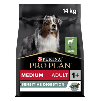 Pro Plan Medium Adult Sensitive Digestion jehněčí 14kg