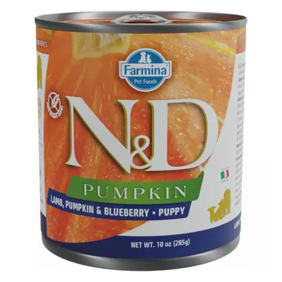 Konzerva N&D Pumpkin Puppy Lamb & Blueberry 285g