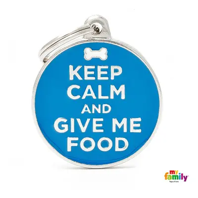 Známka My Family Charms popis KEEP CALM/FOOD