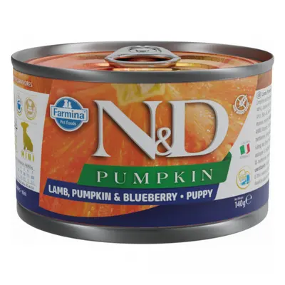 Konzerva N&D Pumpkin Puppy Lamb & Blueberry 140g