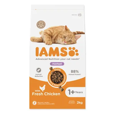 IAMS Cat Adult Hairball Reduction Chicken 2kg