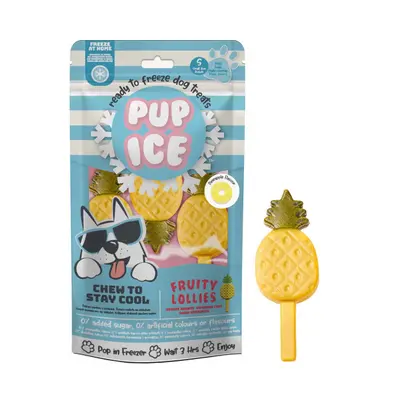 Chladící pochoutka Pup Ice zmrzlina pro psy ananas 3ks 90g