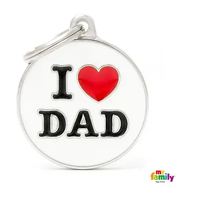 Známka My Family Charms popis I LOVE DAD