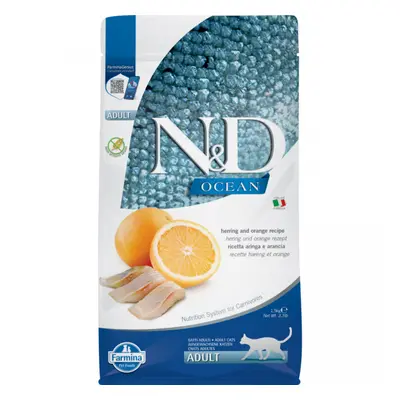 N&D Cat Ocean Adult Herring&Orange 1,5kg