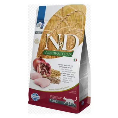 N & D LG CAT Adult Chicken & Pomegranate 300g