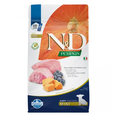 Krmivo N&D Pumpkin Dog Lamb&Blueberry Puppy Mini 800g