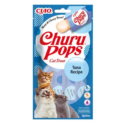 Churu lízací pochoutka Pops tuňák 4x14g