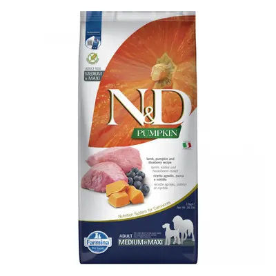 N&D Pumpkin Dog Adult Medium/Maxi Lamb&Blueberry 12kg