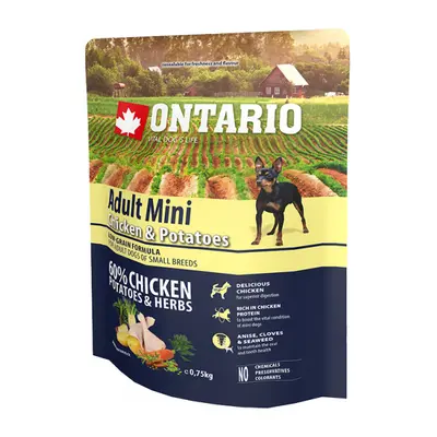 Ontario Adult Mini Chicken & Potatoes 0,75 kg