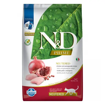 N&D Prime Cat Neutered Chicken & Pomegranate 5kg