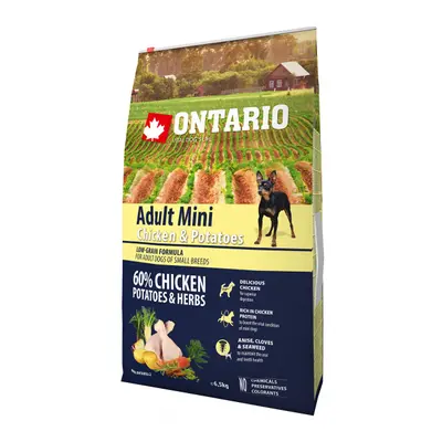 Ontario Adult Mini Chicken & Potatoes 6,5 kg