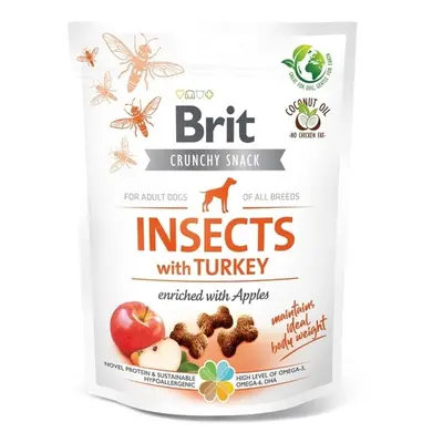 Brit Care Dog Crunchy Cracker Insects with Turkey and Apples 200g