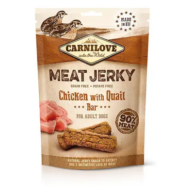 Pamlsky Carnilove Jerky Chicken with Quail Bar 100g