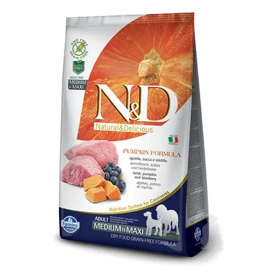 N&D Pumpkin Dog Adult M/L Lamb & Blueberry 2,5kg